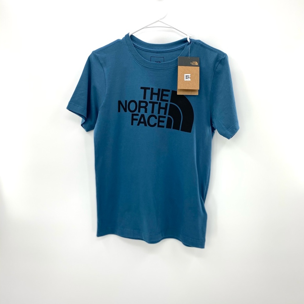 The North Face SS HD Cotton ‘Mallard Blue/Black’ Tee Woman’s Size XSmall